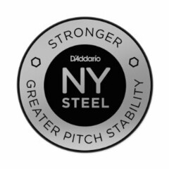 D'Addario NY STEEL STRONGER GREATER PITCH STABILITY