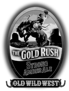 THE GOLD RUSH STRONG AMBERALE OLD WILD WEST
