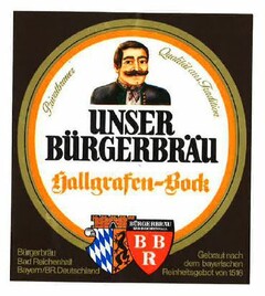 Unser Bürgerbräu Privatbrauer Qualität aus Tradition Hallgrafen-Bock