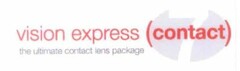 vision express (contact) the ultimate contact lens package