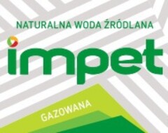 impet NATURALNA WODA ŹRÓDLANA GAZOWANA