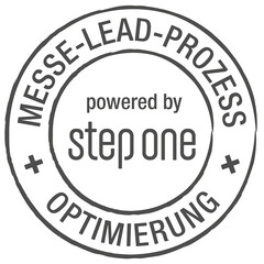 MESSE-LEAD-PROZESS powered by step one +OPTIMIERUNG+