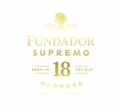 ESTD 1730 FUNDADOR SUPREMO AGED IN 18 YRS OLD OLOROSO SHERRY CASKS