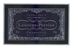 ULTRA BRUT DEPUIS 1812 SINCE Laurent-Perrier CHAMPAGNE BRUT NATURE