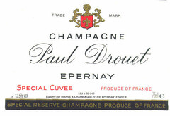 CHAMPAGNE PAUL DROUET EPERNAY