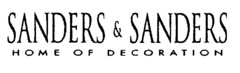 SANDERS & SANDERS HOME OF DECORATION