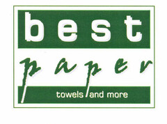 best paper towels and more