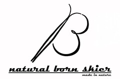 NATURAL BORN SKIER - made in nature