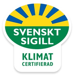 SVENSKT SIGILL KLIMAT CERTIFIERAD