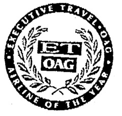 ET OAG EXECUTIVE TRAVEL OAG AIRLINE OF THE YEAR