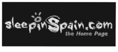 sleepin Spain.com the Home page