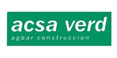 acsa verd agbar construcción