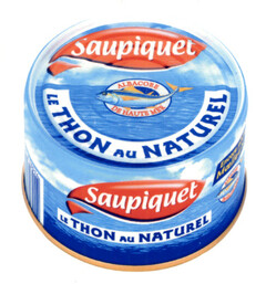 Saupiquet LE THON AU NATUREL ALBACORE DE HAUTE MER