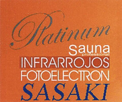 PLATINUM sauna profesional INFRARROJOS FOTOELECTRON SASAKI