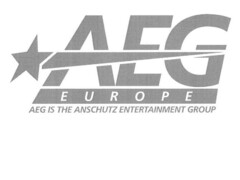 AEG EUROPE AEG IS THE ANSCHUTZ ENTERTAINMENT GROUP