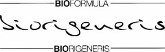 BIOFORMULA biorigeneris BIORIGENERIS