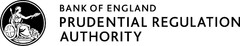 BANK OF ENGLAND PRUDENTIAL REGULATION AUTHORITY