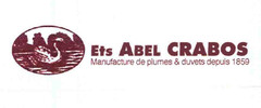 ETS ABEL CRABOS MANUFACTURE DE PLUMES & DUVETS DEPUIS 1859