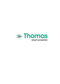 Thomas smart actuation
