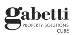 gabetti PROPERTY SOLUTIONS CUBE