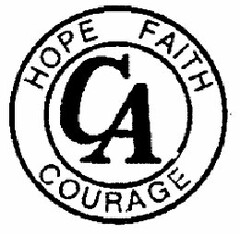CA HOPE FAITH COURAGE