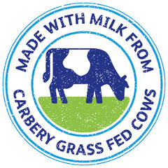 MADE WITH MILK FROM CARBERY GRASS FED COWS