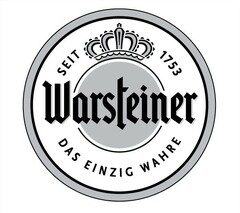 Warsteiner Seit 1753 Das Einzig Wahre