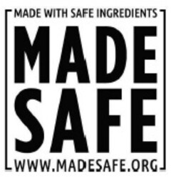 MADE WITH SAFE INGREDIENTS, MADE SAFE, WWW.MADESAFE.ORG