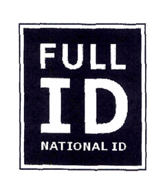 FULL ID NATIONAL ID