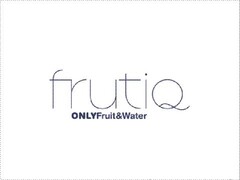 frutiQ ONLYFruit&Water