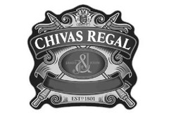 Chivas Regal James & John Estd. 1801