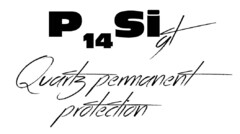 P14Si gt Quartz permanent protection
