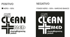 My clean med cleaning & hygienizing products