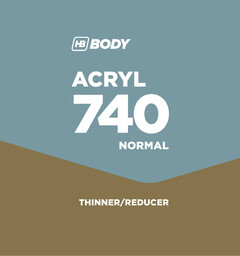 HB BODY ACRYL 740 NORMAL THINNER/REDUCER