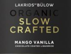 LAKRIDS BY BÜLOW ORGANIC SLOW CRAFTED MANGO VANILLA CHOCOLATE COATED LIQUORICE