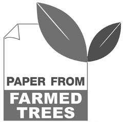 PAPER FROM FARMED TREES