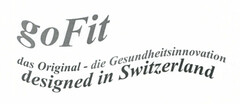 goFit-das Original-die Gesundheitsinnovation designed in Switzerland