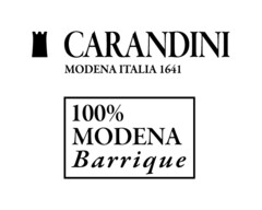 CARANDINI MODENA ITALIA 1641 100% MODENA BARRIQUE