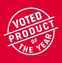 VOTED PRODUCT OF THE YEAR