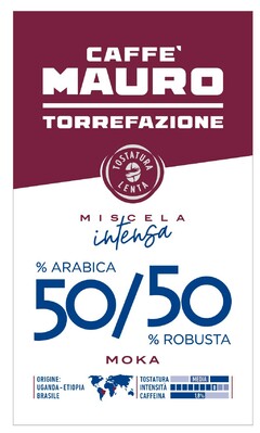 CAFFE MAURO TORREFAZIONE TOSTATURA  LENTA INTENSA