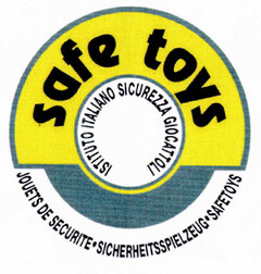 safe toys ISTITUTO ITALIANO SICUREZZA GIOCATTOLI JOUETS DE SECURITE - SICHERHEITSSPIELZEUG SAFETOYS