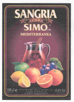 SANGRIA ZURRA SIMO Y CIA. MEDITERRANEA