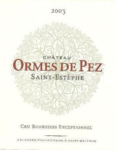 CHATEAU ORMES DE PEZ SAINT-ESTEPHE Cru Bourgeois Exceptionnel JM. Cazes Proprietaire à Saint-Estèphe