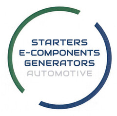 STARTERS E-COMPONENTS GENERATORS AUTOMOTIVE