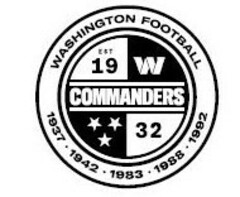 Washington Football W Commanders Est. 1932