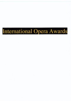 International Opera Awards