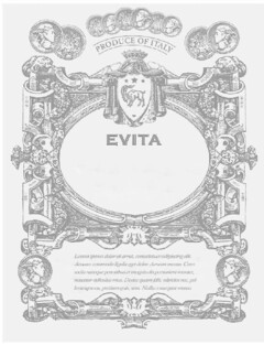 Evita. produce of Italy. Lorem ipsum dolor sit amet, consectetuer adipiscing elit. Aenean commodo ligula eget dolor. Aenean massa. Cum sociis natoque penatibus et magnis dis parturient montes, nascetur ridiculus mus. Donec quam felis, ultricies nec,