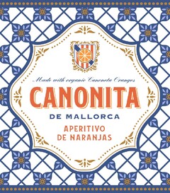 Made with organic Canoneta Oranges CANONITA DE MALLORCA APERITIVO DE NARANJAS