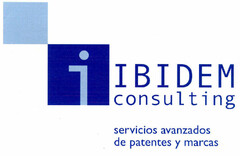 i IBIDEM consulting servicios avanzados de patentes y marcas