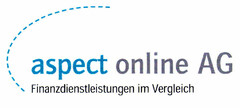 aspect online AG Finanzdienstleistungen im Vergleich